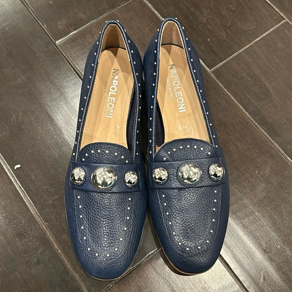 Napoleoni leather flats